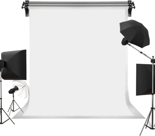 Vista 12 de Kate Telón de fondo, blanco sólido, de 5 x 7 pies, para fotografiar niños, foto de cara, retrato, estudio de fotografía, videos y televisión