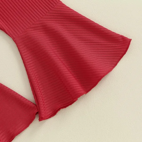 Vista 6 de Conjunto de ropa de verano para niñas del 4 de julio, camiseta sin mangas con cuello halter, parte superior de tablero de ajedrez