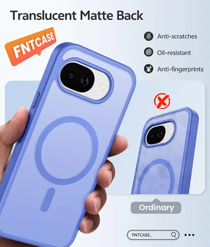 Vista 326 de FNTCASE Funda para Motorola Moto G-Stylus-5G-2025: Funda magnética translúcida mate a prueba de golpes para Moto G Stylus 2026, funda protectora