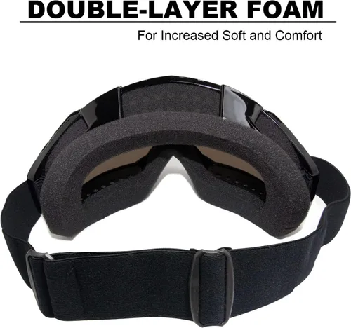 Vista 5 de Gafas de motocross para motocicleta, ATV, motocross, equitación, todoterreno, adultos, hombres, mujeres, jóvenes, niños
