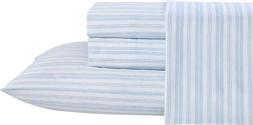 Vista 16 de Laura Ashley - Juego de sábanas individuales con sábana bajera y funda de Bettinas Blooms Rojo