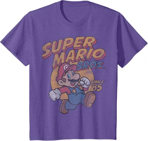 Vista 47 de Super Mario Bros. Desde '85 Camiseta Vintage con Póster' Negro