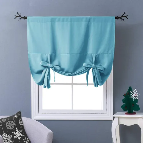 Vista 102 de NICETOWN Cortina Opaca con Aislamiento Térmico – Persiana Enrollable para Ventana de Bebé para Dormitorio/Acción de Gracias