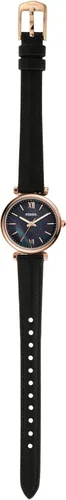 Vista 4 de Fossil Carlie - Reloj de cuarzo de acero inoxidable de tres manecillas para mujer