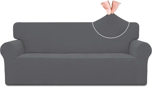 Vista 37 de Easy-Going Funda de sofá reclinable de jacquard elástico, suave de 4 piezas, con lazo elástico, protector de muebles lavable para niños, mascotas