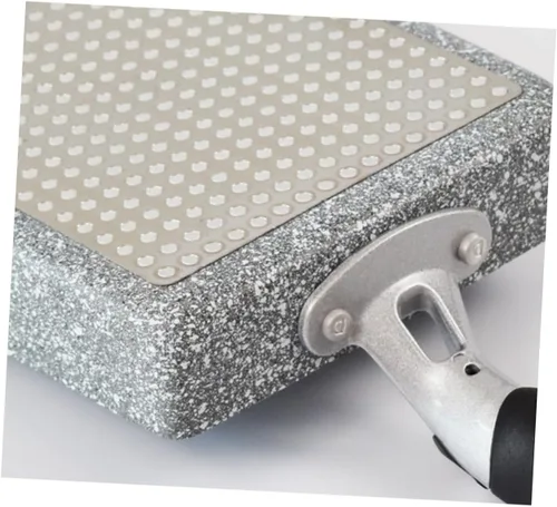 Vista 6 de COLLBATH Sartén rectangular antiadherente Tamagoyaki japonés para panqueques enrollados, utensilios de cocina para freír fácilmente y preparar