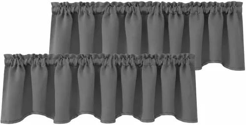 Vista 97 de Deconovo Cortinas opacas, aislamiento térmico, dobladillo para barra, reducción de ruido, certificado Oeko-TEX, cortinas de oscurecimiento de Beige
