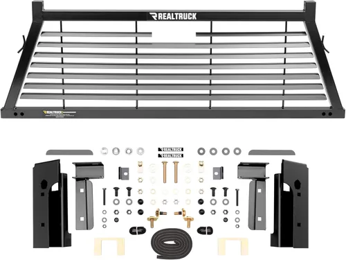 Vista 19 de RealTruck BACKRACK - Marco de estante de media lamas + kit de herramientas para uso con caja de herramientas de 21 pulgadas, combo Negro, sin