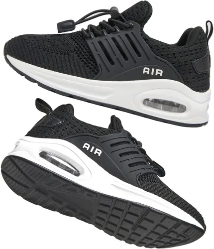 Vista 2 de Ugmikdo Zapatos para niños y niñas, tenis para correr, zapatos de aire, transpirables, ligeros, a la moda, para deportes, atletismo, gimnasio
