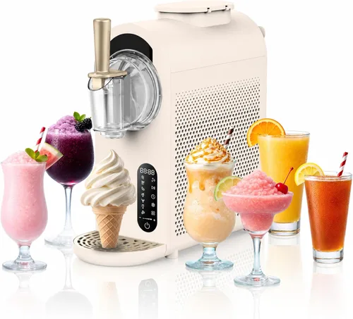 Vista 11 de Whynter Máquina de helado y granizado suave 7 en 1, 1.6 cuartos de galón Turquesa