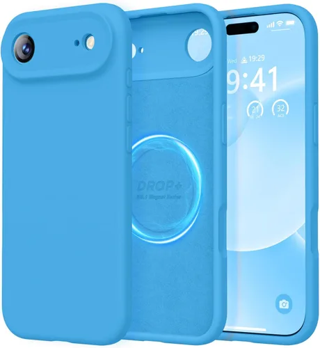 Vista 537 de LOVE 3000 Diseñada para Funda iPhone Air, Silicona Premium [Compatible con Magsafe][Forro de Microfibra Suave Anti-Rayones] Funda Protectora