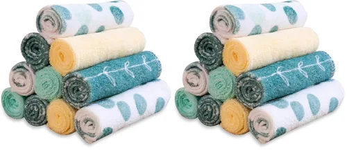 Vista 5 de Spasilk Paquete de 10 toallitas de baño de rizo suave para bebé