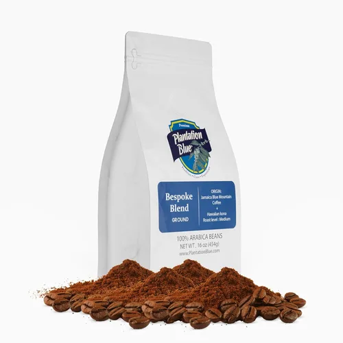 Vista 11 de Plantation Blue - Mezcla a medida de granos enteros de café Blue Mountain y Hawaiian Kona (1 libra)
