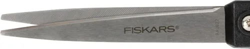 Vista 5 de Fiskars - Tijeras multiusos de acero inoxidable reciclado de 8 pulgadas, color gris Tijeras artesanales con asas ergonómicas, tijeras