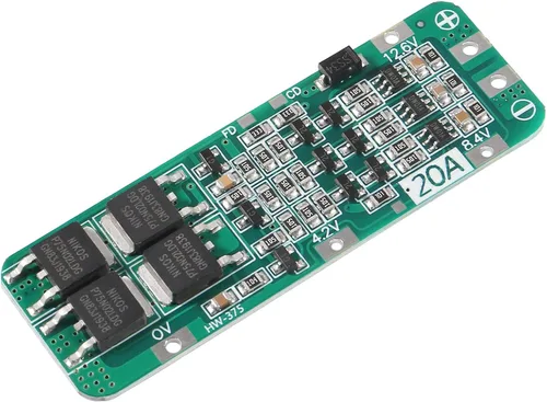 Vista 4 de ACEIRMC 5 unids 3S 20A Li-ion Batería de litio 18650 Cargador PCB BMS Tablero de Protección 12.6V Módulo