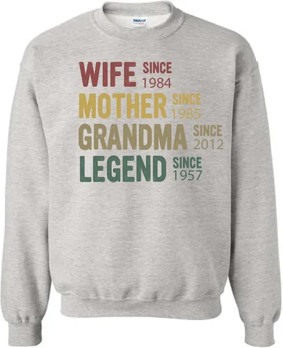Vista 33 de Sudadera con capucha personalizada con diseño de línea de tiempo de la familia vintage