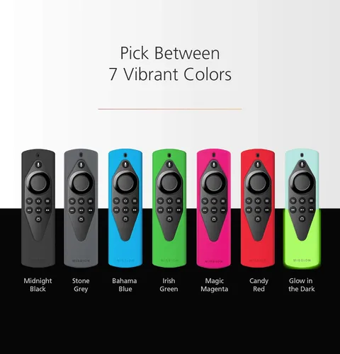 Vista 2 de Funda hecha para Amazon Remote Cover Case, para Alexa Voice Remote Lite Negro
