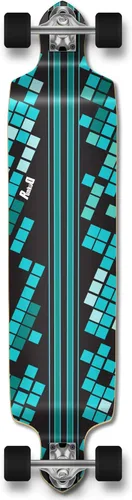 Vista 18 de Yocaher Patineta Longboard completa desplegable de velocidad profesional