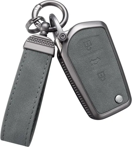 Vista 18 de YO&YOYE Compatible con funda para llave Toyota con llavero, estuche de cuero protector para llave inteligente para Camry RAV4 Highlander C-HR Prius
