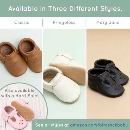 Vista 5 de BirdRock Baby Mocasines - Más de 30 estilos para niños y niñas. Cada par alimenta a un niño