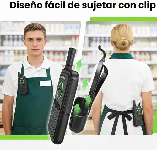 Vista 8 de Sistema de intercomunicación inalámbrico de seguridad para el hogar con alarma VOX manos libres y SOS, intercomunicador de 2 vías de largo alcance