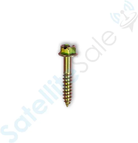 Vista 6 de SatelliteSale Clips negros de tornillo de tierra para una sola antena de cable de tierra 100 piezas