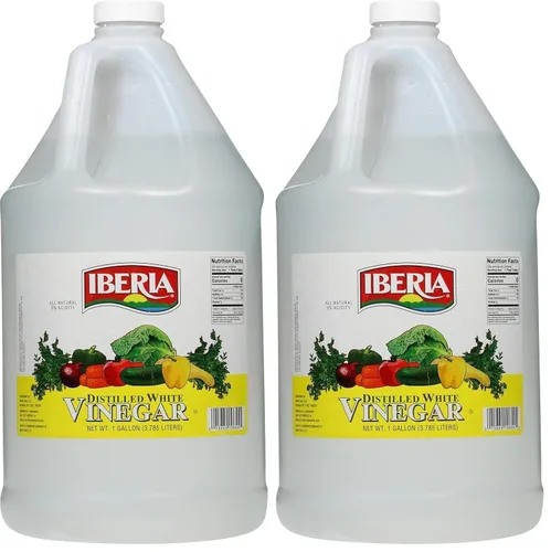 Vista 9 de Iberia Vinagre blanco destilado natural, 1 galón - 5% de acidez