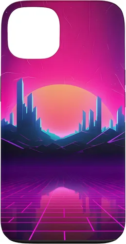 Vista 7 de Synthwave City Retrowave 80s Vaporwave Case for iPhone 17