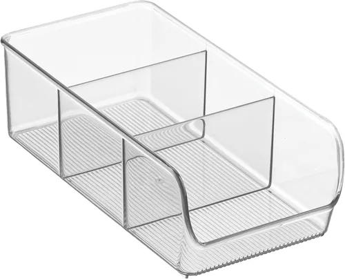 Vista 9 de Organizador para la nevera InterDesign, Plástico, Transparente, M