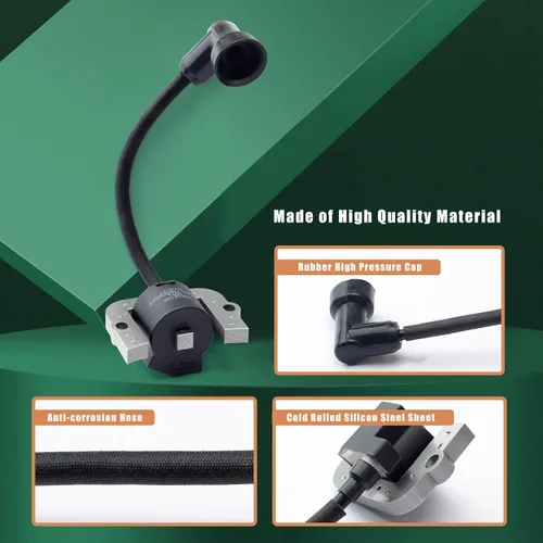 Vista 10 de 2 piezas Módulo de bobina de encendido Compatible con cortacéspedes Toro Titan TimeCutter Exmark Series 136-7883 139-0720 127-9216 compatible