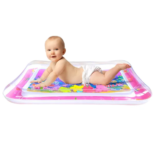 Vista 6 de ZHUYNXIR Alfombras de juego acuáticas para la hora del estómago, alfombrillas para la hora del estómago, alfombrilla de agua para bebé para niños