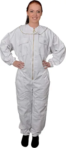 Vista 2 de Humble Bee Traje de apicultura de polialgodón 410 con velo redondo