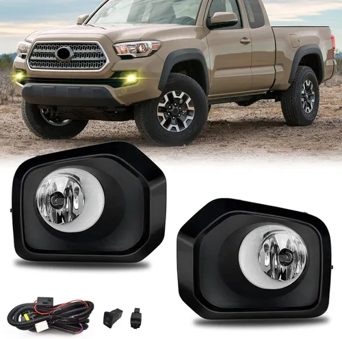 Vista 22 de Fog Lights Compatible With 2013 2014 2015 Ford Explorer Front Bumper Driving Lamp Assembly Clear Lens