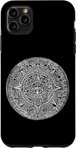 Vista 13 de Aztec Calendar Sun Stone Mexican Mayan Calendario Azteca Case for iPhone 17
