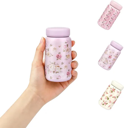 Vista 15 de Pequeña Botella Termo Mini Botella de Agua Aislada al Vacío 200ml/6.8oz Frasco de Agua de Acero Inoxidable Termo para Bebidas Calientes y Frías