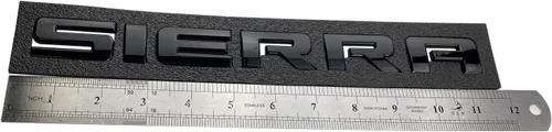 Vista 3 de 1x Emblema Cromado Sierra COMPATIBLE CON GMC Puerta Trasera Portón Trasero PORTÓN ELEVADOR Insignia Letras Nombre 3D Realzado Adhesivo Fuerte