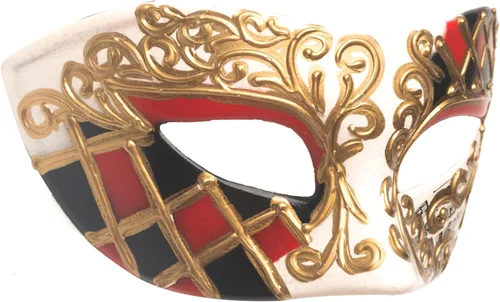 Vista 2 de Seglorwy Máscara de mascarada para hombre, estilo vintage, veneciano, Mardi Gras, Halloween, Navidad, fiestas (música blanca)