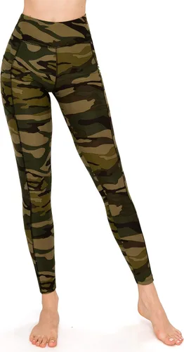 Vista 3 de ALWAYS Leggings de yoga para mujer, de cintura alta, suaves, lisos, elásticos, de cintura alta