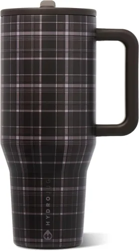 Vista 26 de HydroJug Traveler - Botella de agua aislada con asa, 40 onzas, salvia