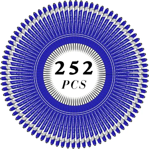 Vista 141 de Bolígrafos personalizados a granel con punta de lápiz capacitivo, 12 bolígrafos personalizados con logotipo de mensaje con nombre, bolígrafos