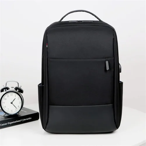 Vista 4 de Backpack for PS5 Carrying Case Laptop Travel Bag Black, Storage Bag for PS5 Large Capacity Backpack Waterproof Nylon with USB Connector, Travel Bag