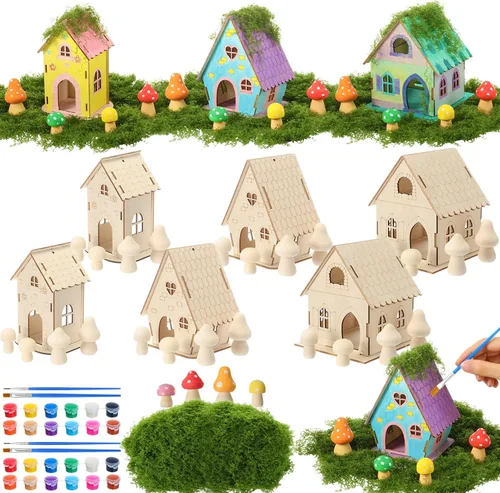 Vista 16 de DoubleFill Juego de 12 juegos de casa de hadas, manualidades para niños