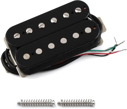 Vista 6 de FLEOR Pastillas de guitarra eléctrica Humbucker Cuello Alnico 5 Negras