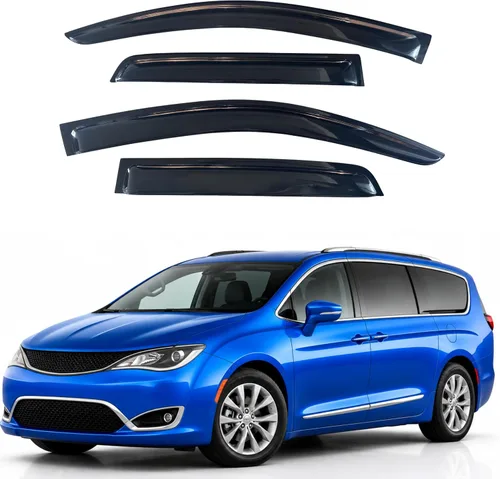 Vista 347 de Visera de ventana IG para Ford Focus Sedán y Hatchback 2012-2018, Protector de ventana lateral para lluvia y viento estilo Mugen, extra duradero