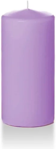 Vista 145 de Yummi - Velas redondas de pilar blancas de 3 pulgadas x 4 pulgadas, 3 por paquete