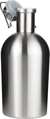 Vista 4 de Trenton Gifts Groler de acero inoxidable a prueba de fugas Capacidad para 2 litros
