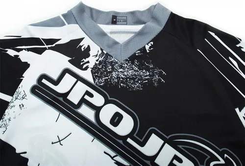 Vista 4 de Hotlion Camiseta de motocross para hombre, camiseta de motocross, camiseta de ciclismo de manga larga