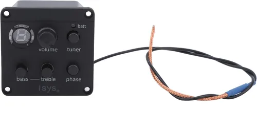 Vista 2 de Pastilla de guitarra acústica, pastilla de guitarra a bordo ecualizador de preamplificador con ecualizador manual de usuario pegado al agujero