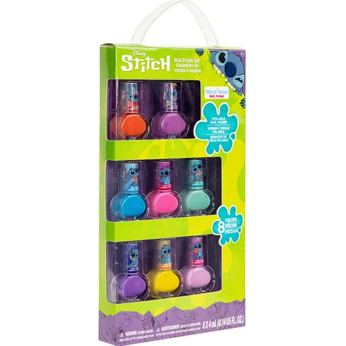 Vista 7 de Disney Stitch - Esmalte de uñas no tóxico, a base de agua, seguro, de secado rápido, juego de regalo para niños y adolescentes, colores brillantes