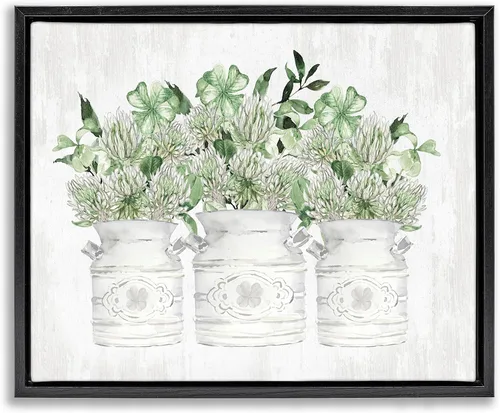 Vista 38 de Birds Floral Meadow Blossoms, 16 x 20 Inch Canvas in Floater Frame Stupell Industries · By Nan · Ready to hang once unboxed · Made in USA